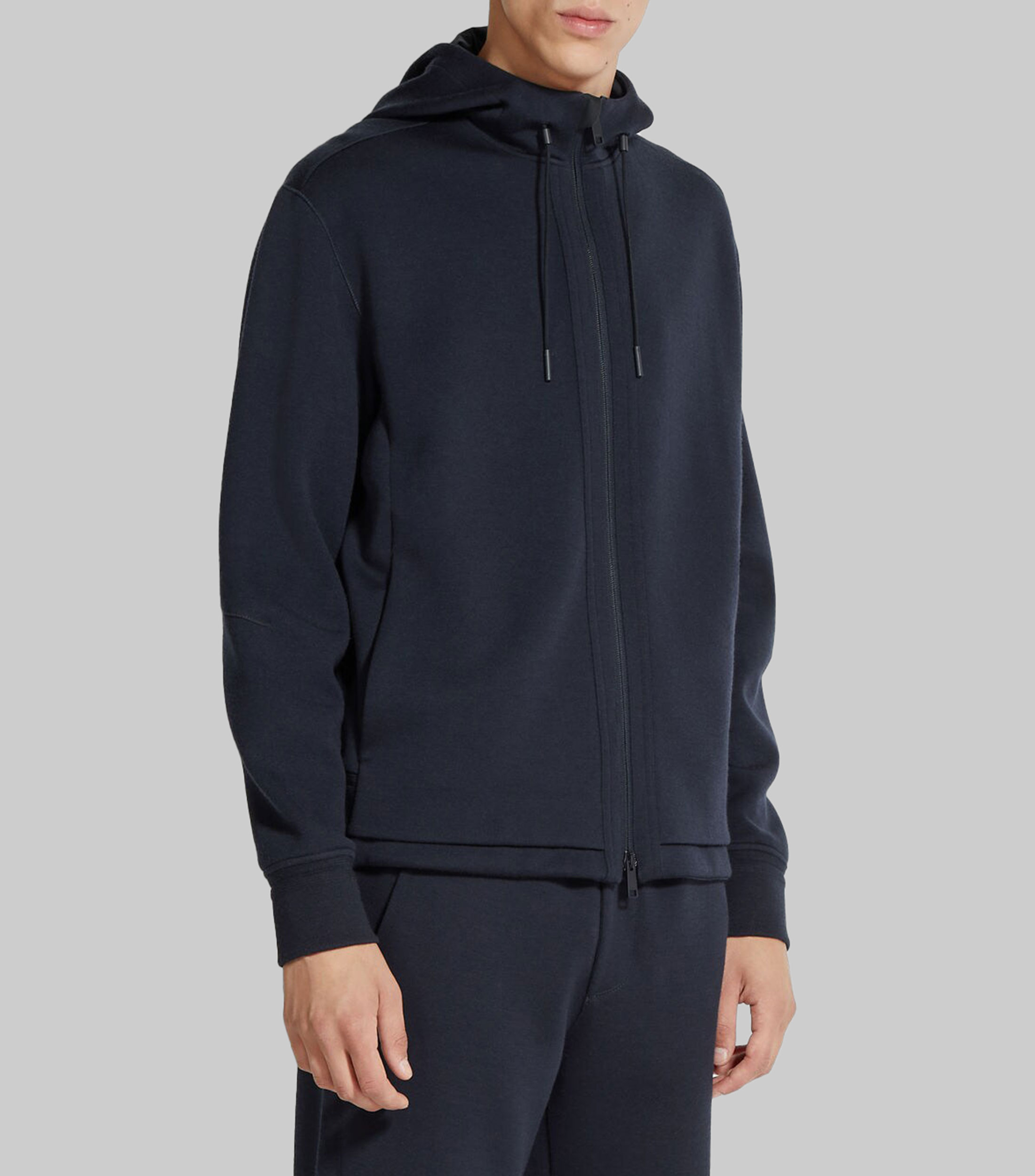 Sudadera con capucha y cierre Hombre